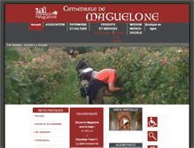Tablet Screenshot of compagnons-de-maguelone.org